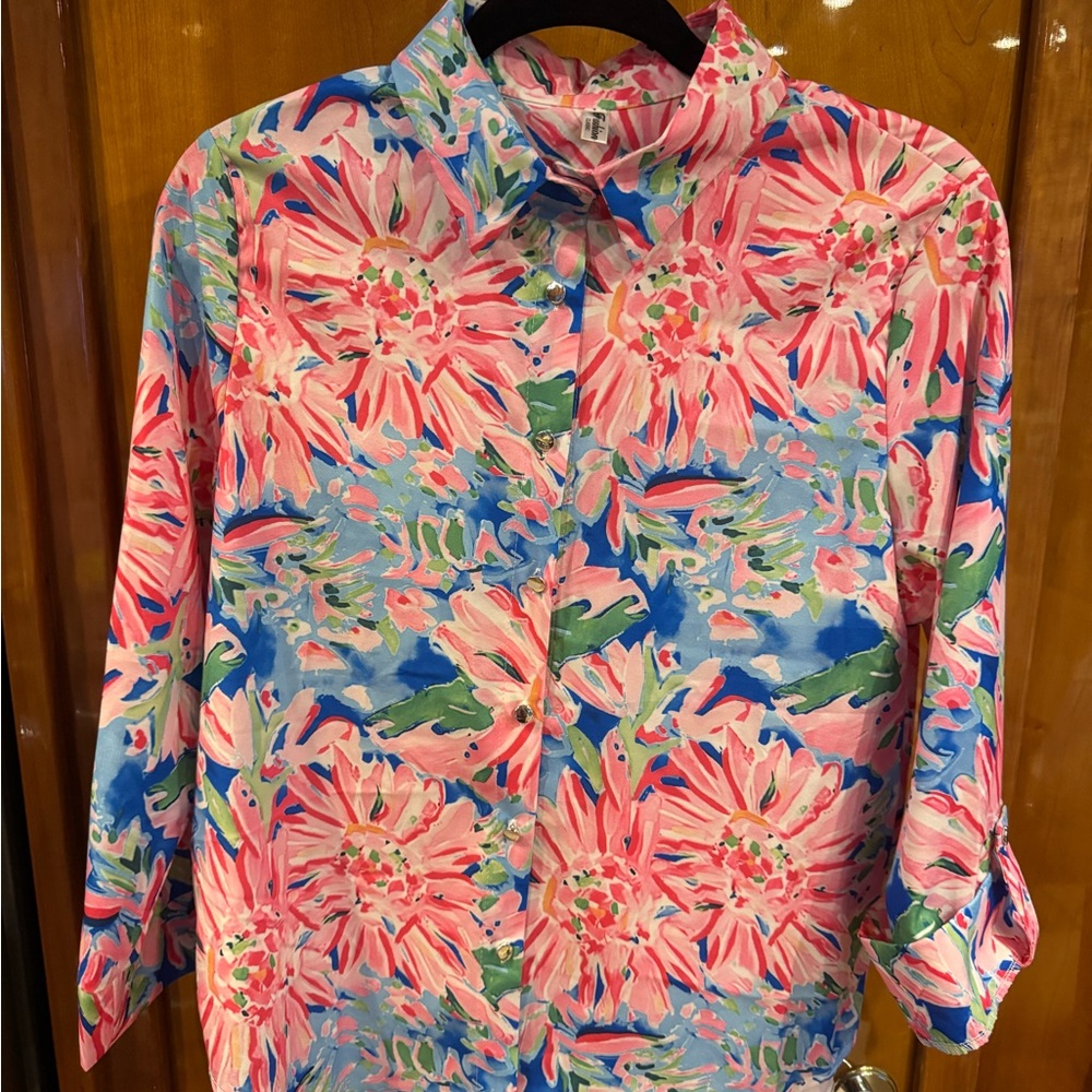 Floral Button-Up Shirt